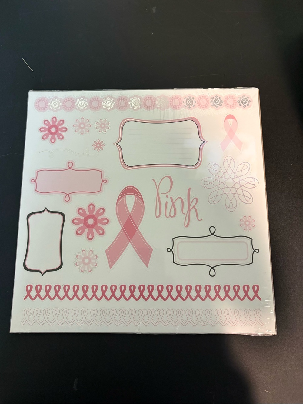 Creative Memories Think Pink Breast Cancer Specialty Paper Pack -